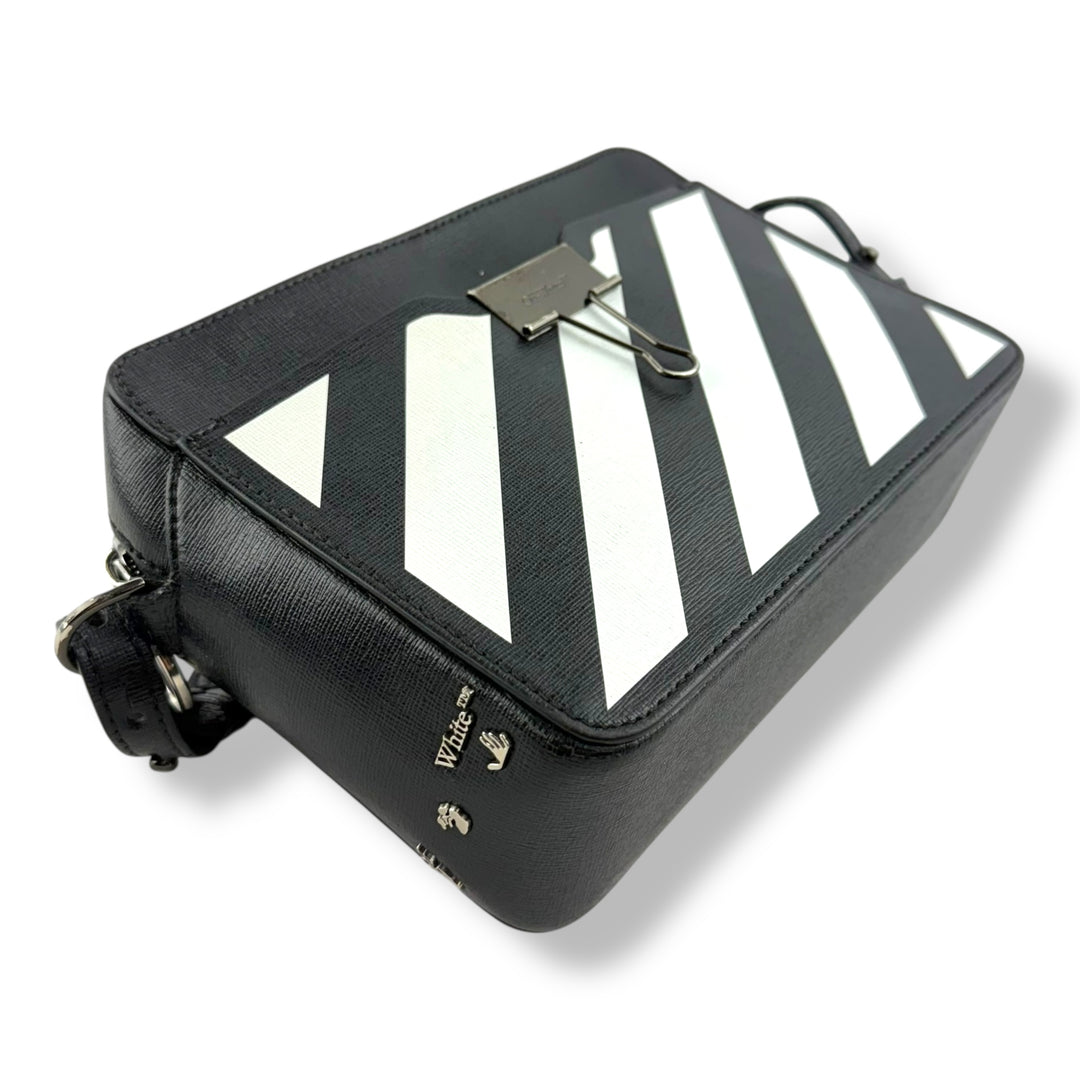 Off-White Black/White Clip Camera Crossbody Bag