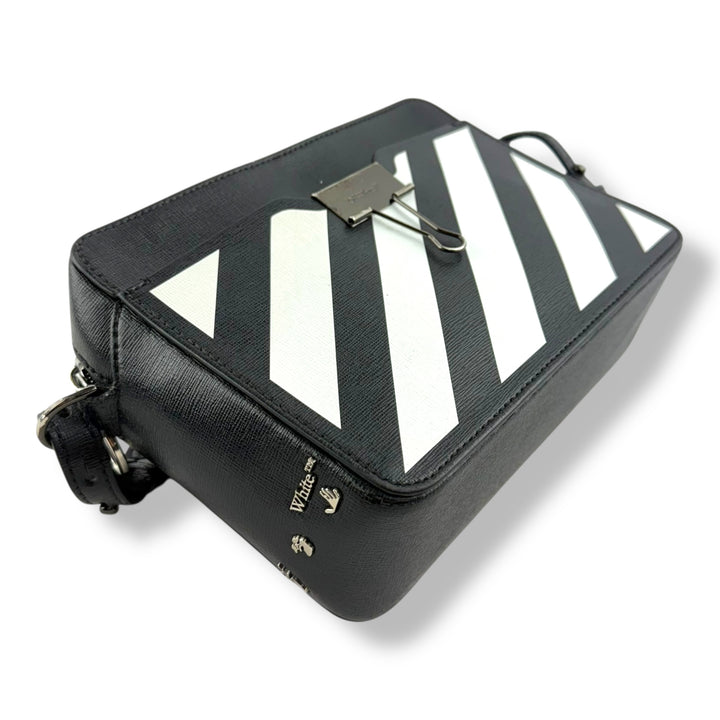 Off-White Black/White Clip Camera Crossbody Bag