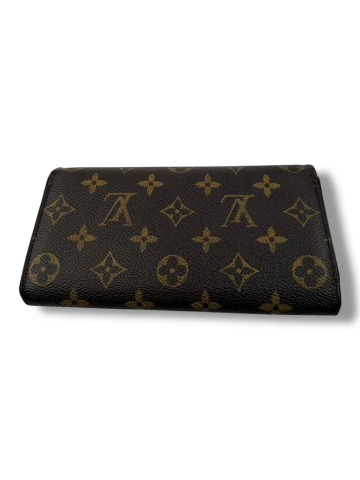 Louis Vuitton Sarah Brown Monogram Femme Wallet