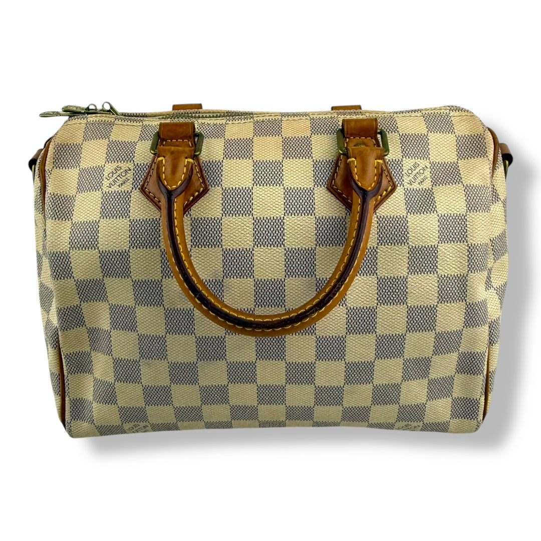 Louis Vuitton Damier Azur Speedy Bandouliere 25 Handbag