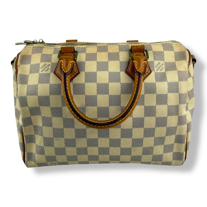 Louis Vuitton Damier Azur Speedy Bandouliere 25 Handbag