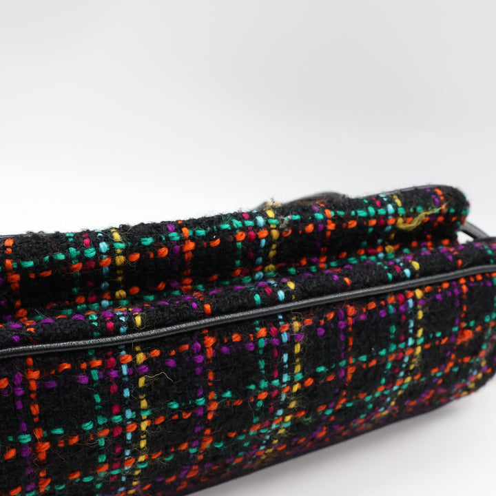 YSL Saint Laurent Niki Tweed Multicolour Shoulder Bag