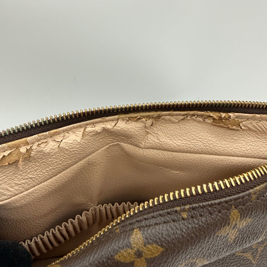 Louis Vuitton True Trousse 28 Brown Monogram Toiletry Pouch