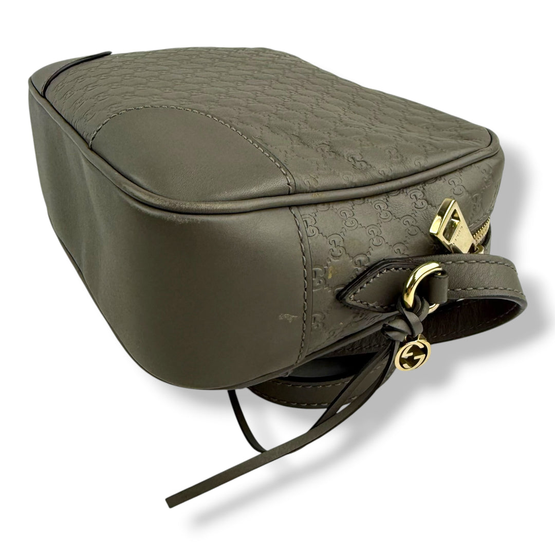 Gucci Bree Microguccissima Grey Crossbody Handbag