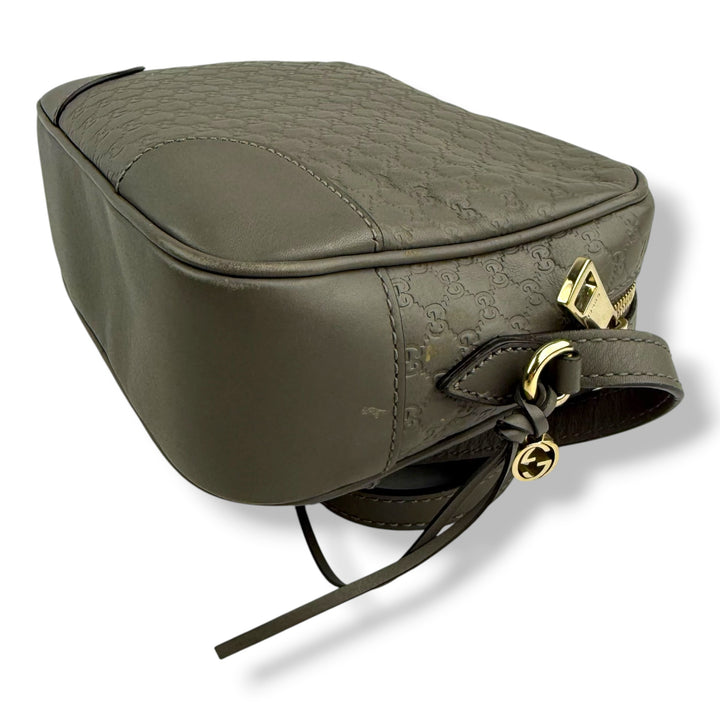 Gucci Bree Microguccissima Grey Crossbody Handbag