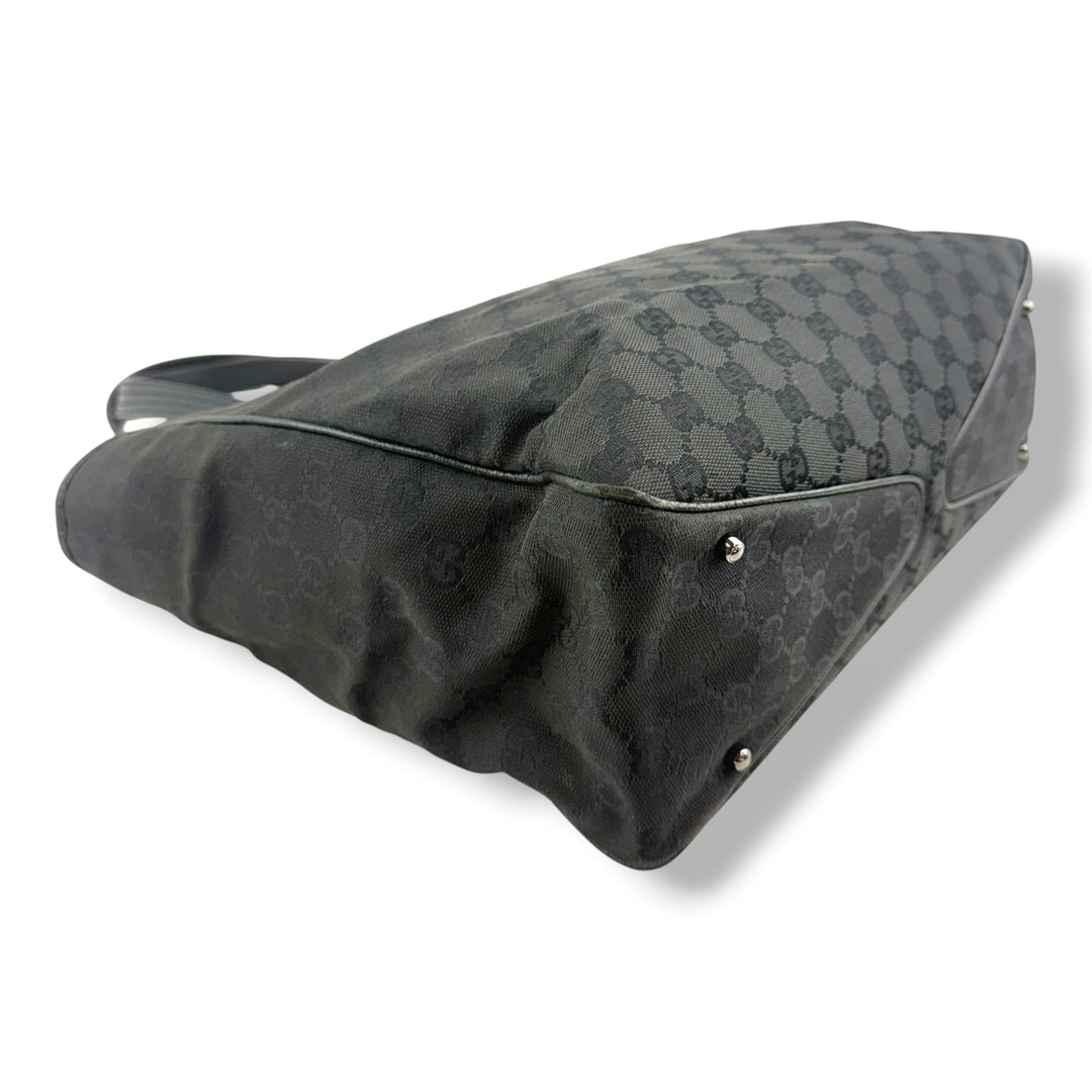 Gucci GG Black Supreme Canvas Tote Bag
