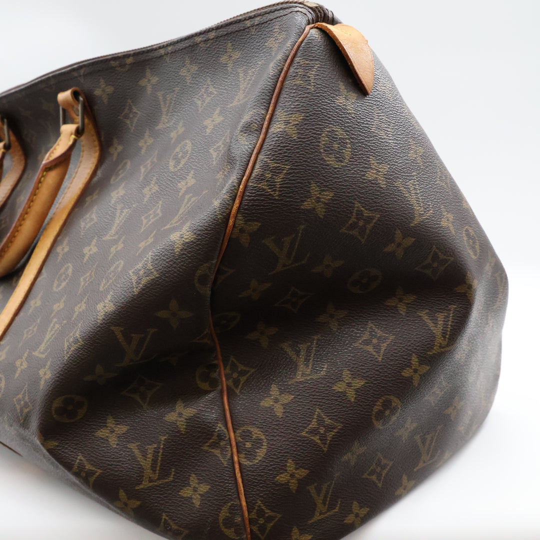Louis Vuitton Brown Monogram 55 Keepall Duffle Bag