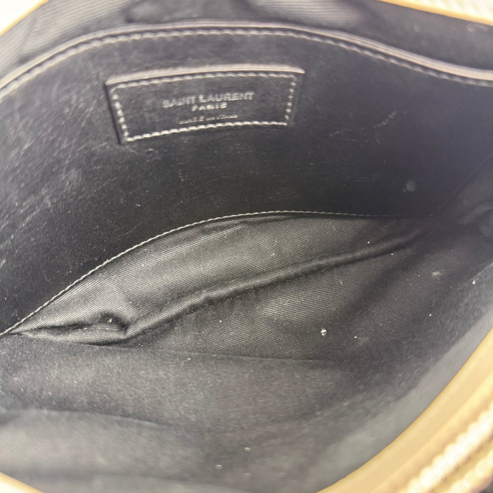 Saint Laurent YSL Cream LouLou Small Quilted Leather Handbag