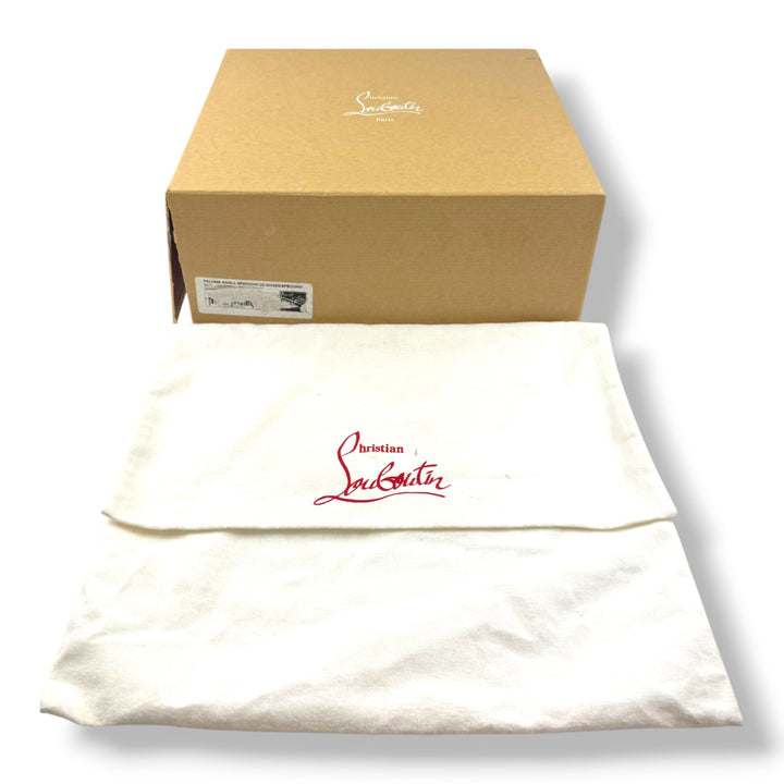 Christian Louboutin Silver Paloma Medium Leather Tote Handbag