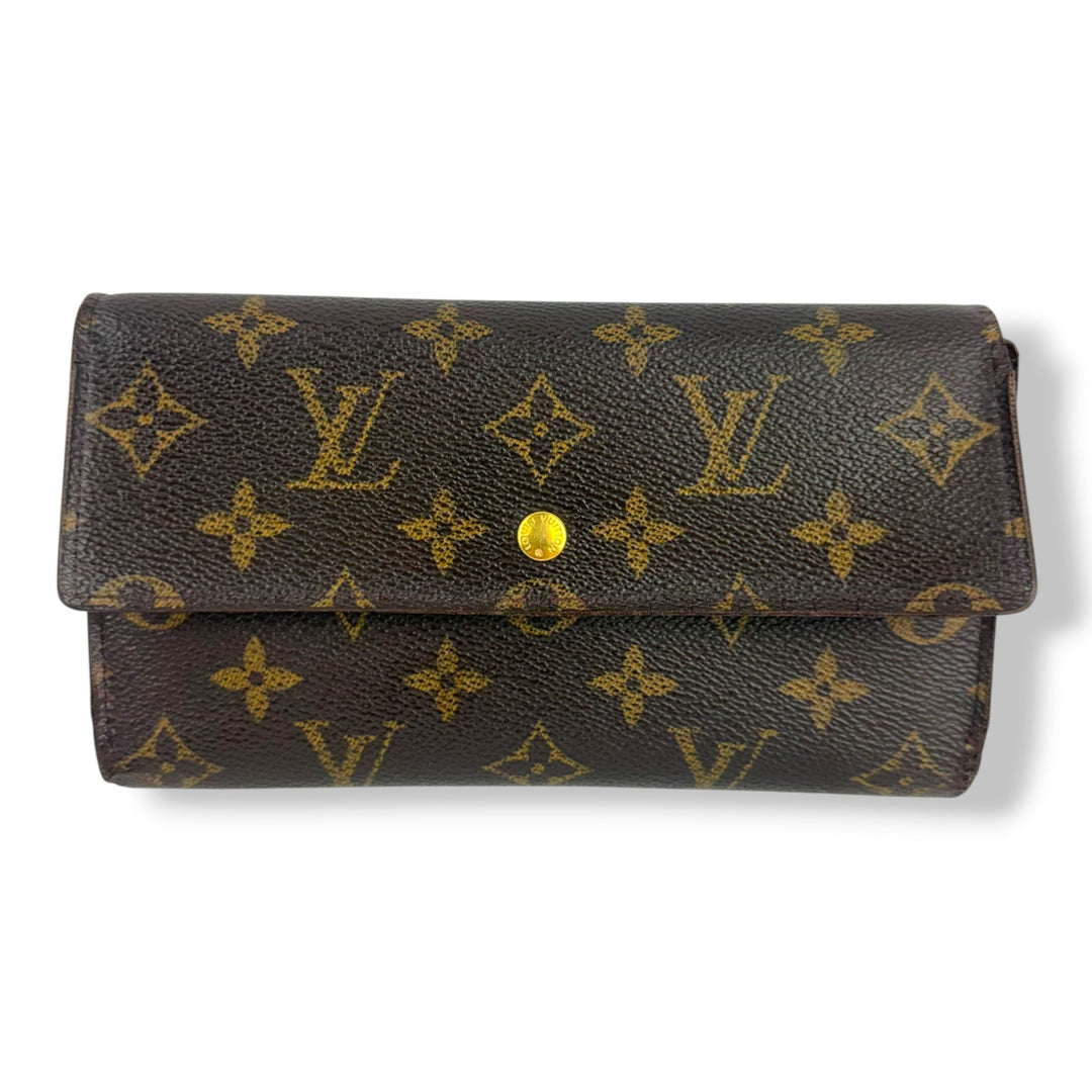 Louis Vuitton Trifold Brown Monogram Femme Wallet