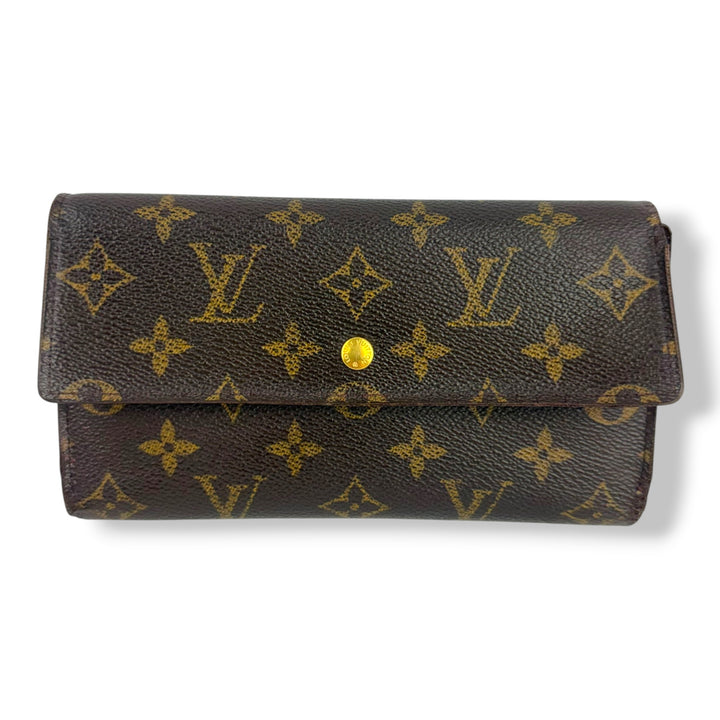 Louis Vuitton Trifold Brown Monogram Femme Wallet