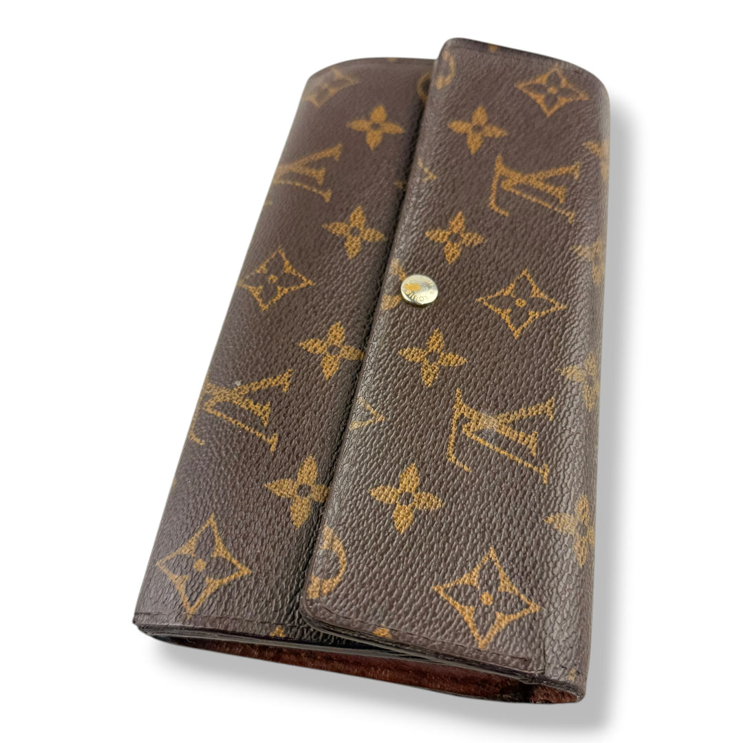 Louis Vuitton Sarah Brown Monogram Femme Wallet