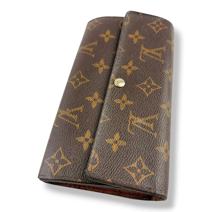 Louis Vuitton Sarah Brown Monogram Femme Wallet
