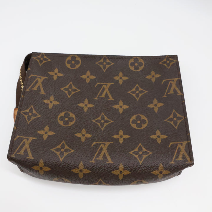Louis Vuitton Brown Monogram Toiletry Pouch 19 Bag