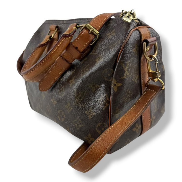 Louis Vuitton Brown Monogram Speedy Bandouliere 25 Handbag