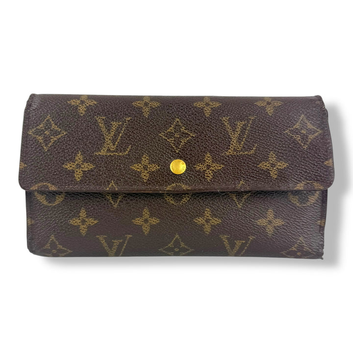 Louis Vuitton Trifold Brown Monogram Femme Wallet