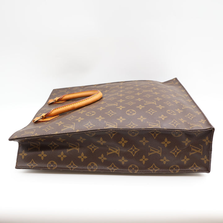Louis Vuitton Brown Monogram Sac Plat Handbag