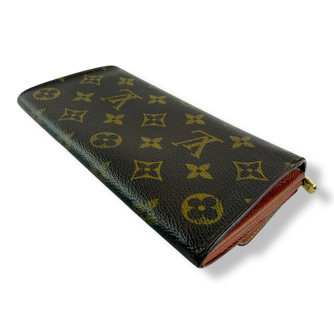 Louis Vuitton Sarah Brown Monogram Femme Wallet