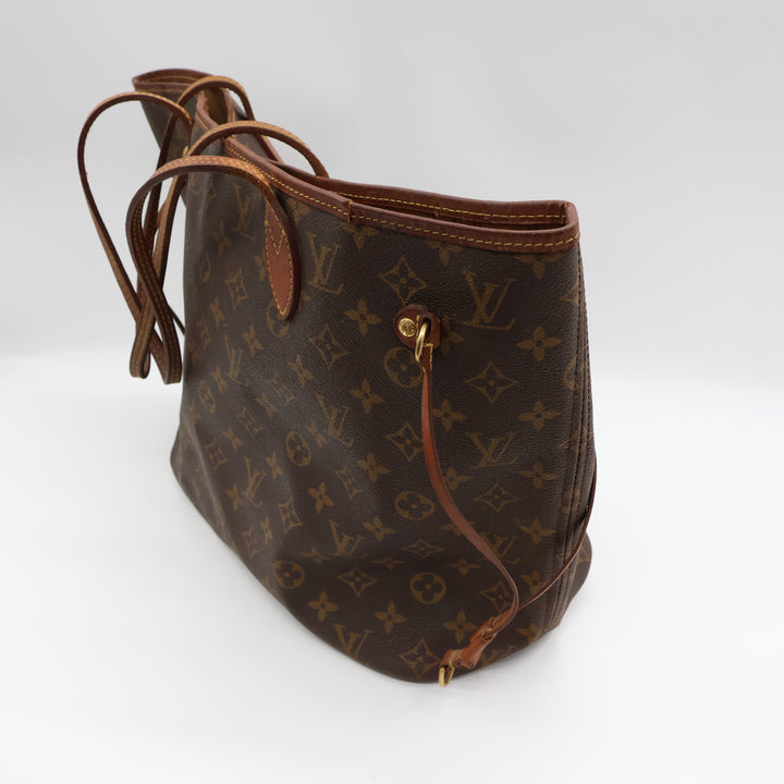Louis Vuitton Brown Monogram Neverfull MM Handbag