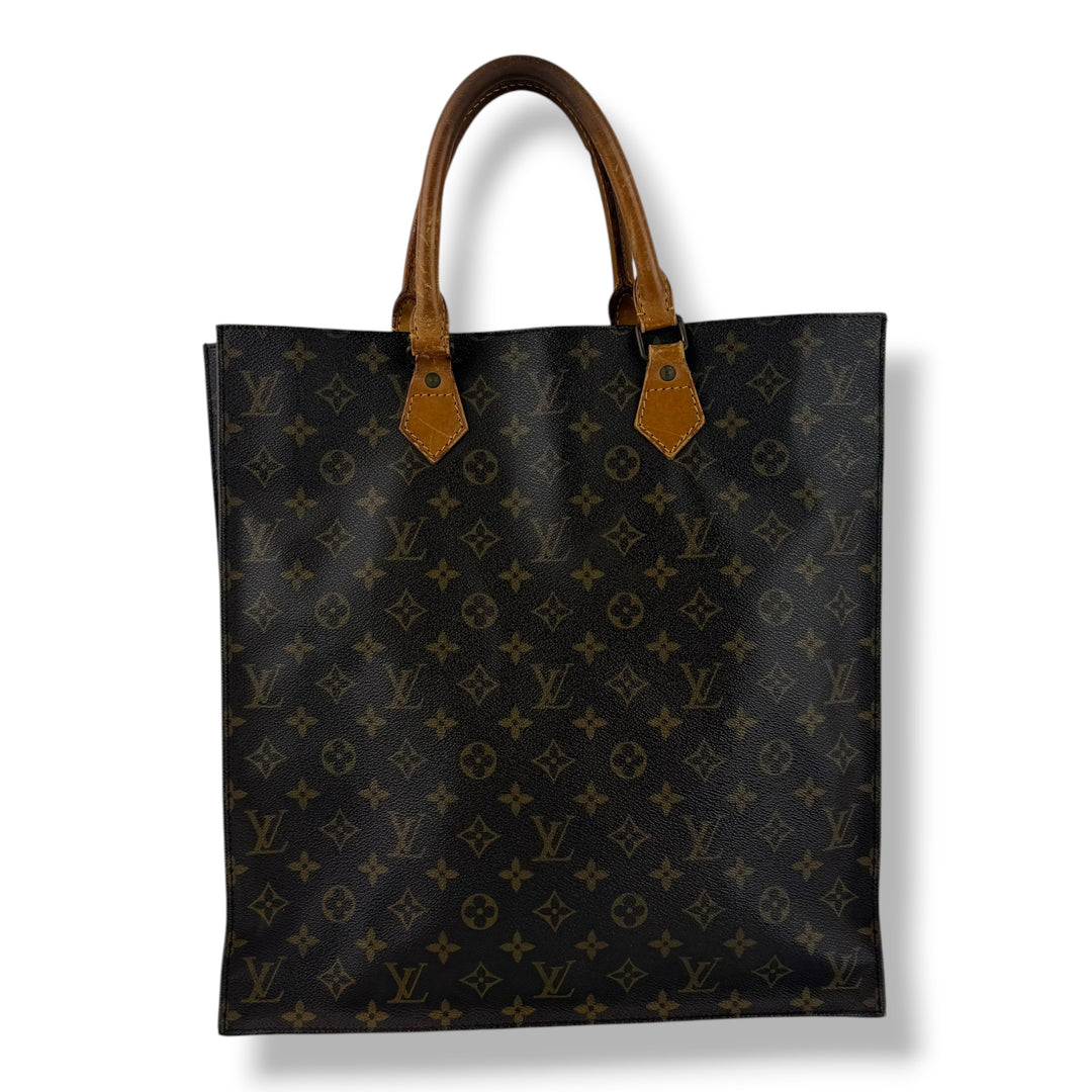 Louis Vuitton Brown Monogram Sac Plat Handbag