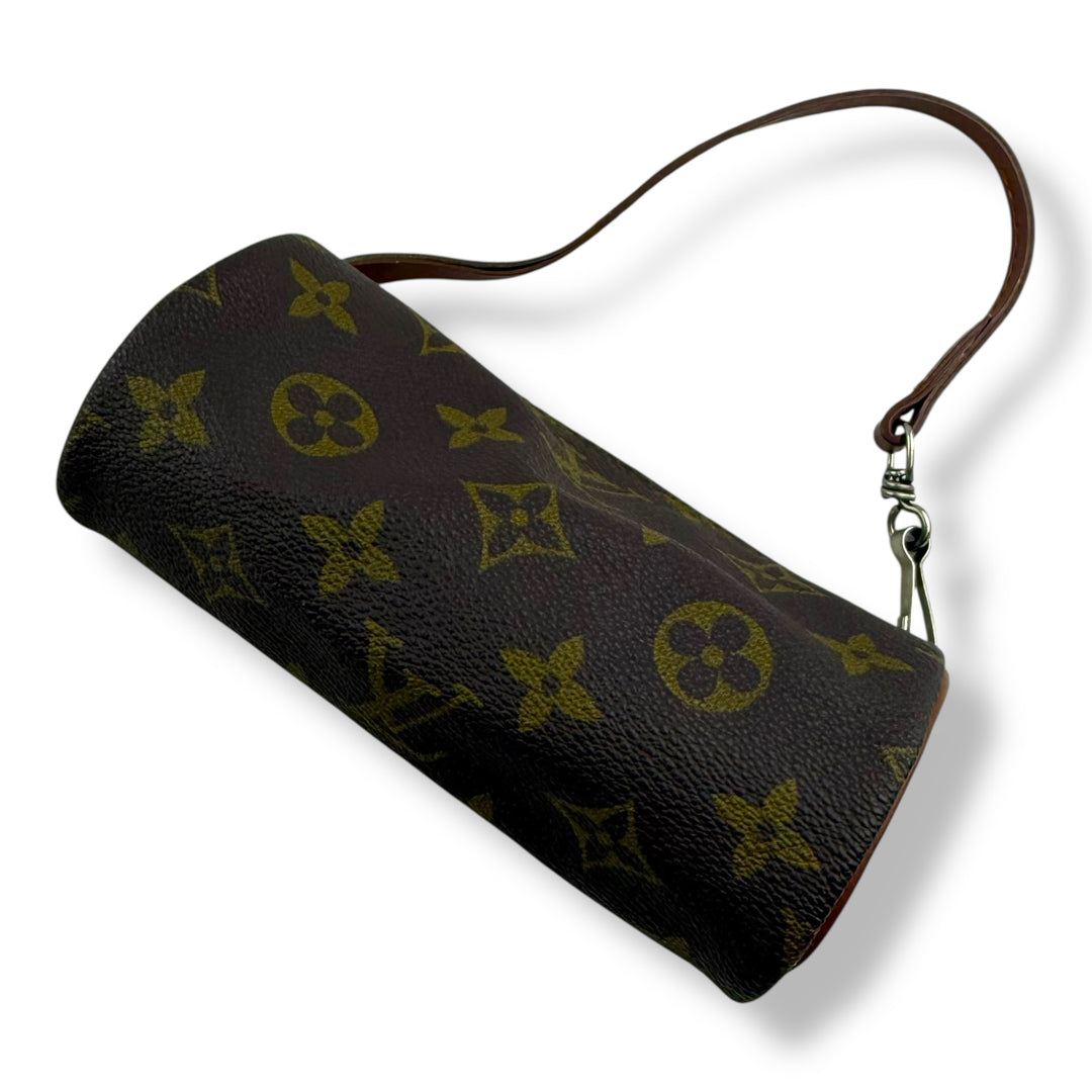 Louis Vuitton Vintage Brown Monogram Mini Papillon Pouch