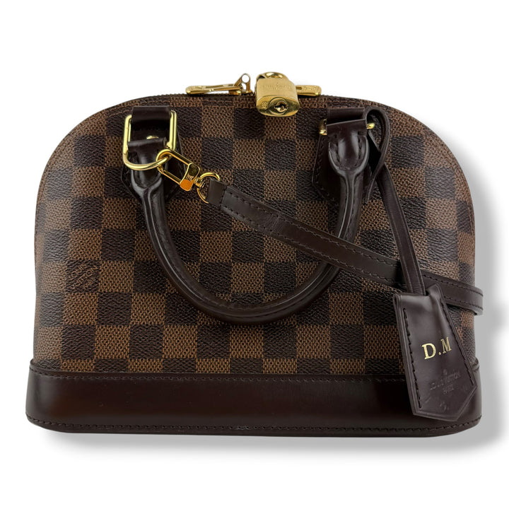 Louis Vuitton Brown Damier Ebene Alma BB Handbag