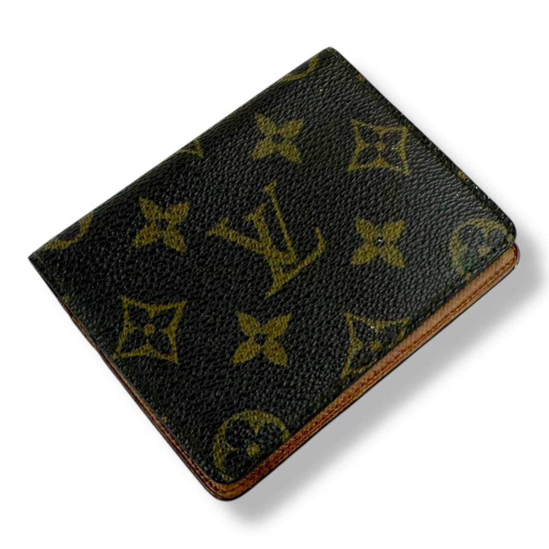 Louis Vuitton Vintage Brown Monogram Card Wallet