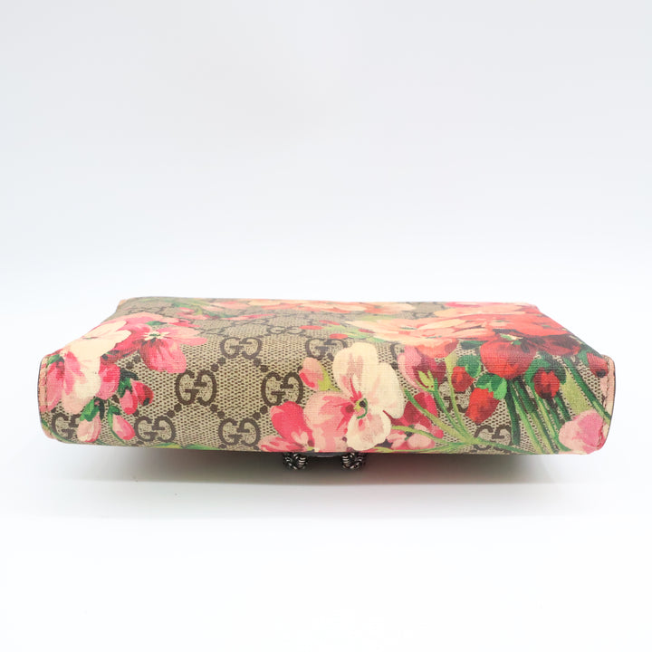 Gucci GG Dionysus Beige/Pink Bloom Wallet on chain Handbag