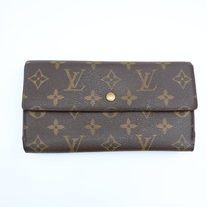 Louis Vuitton Trifold Brown Monogram Femme Wallet