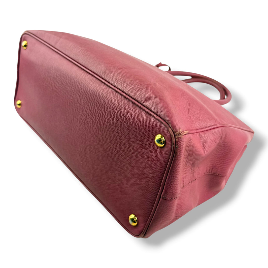Prada Galleria Lux Saffiano Tote Pink Leather Handbag