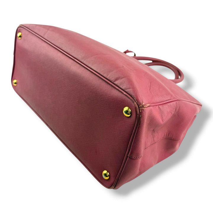 Prada Galleria Lux Saffiano Tote Pink Leather Handbag