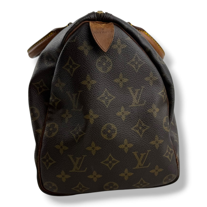 Louis Vuitton Vintage Speedy 35 Brown Monogram Handbag