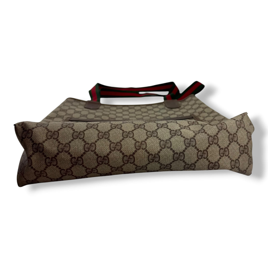Gucci GG Canvas Beige Tote Bag