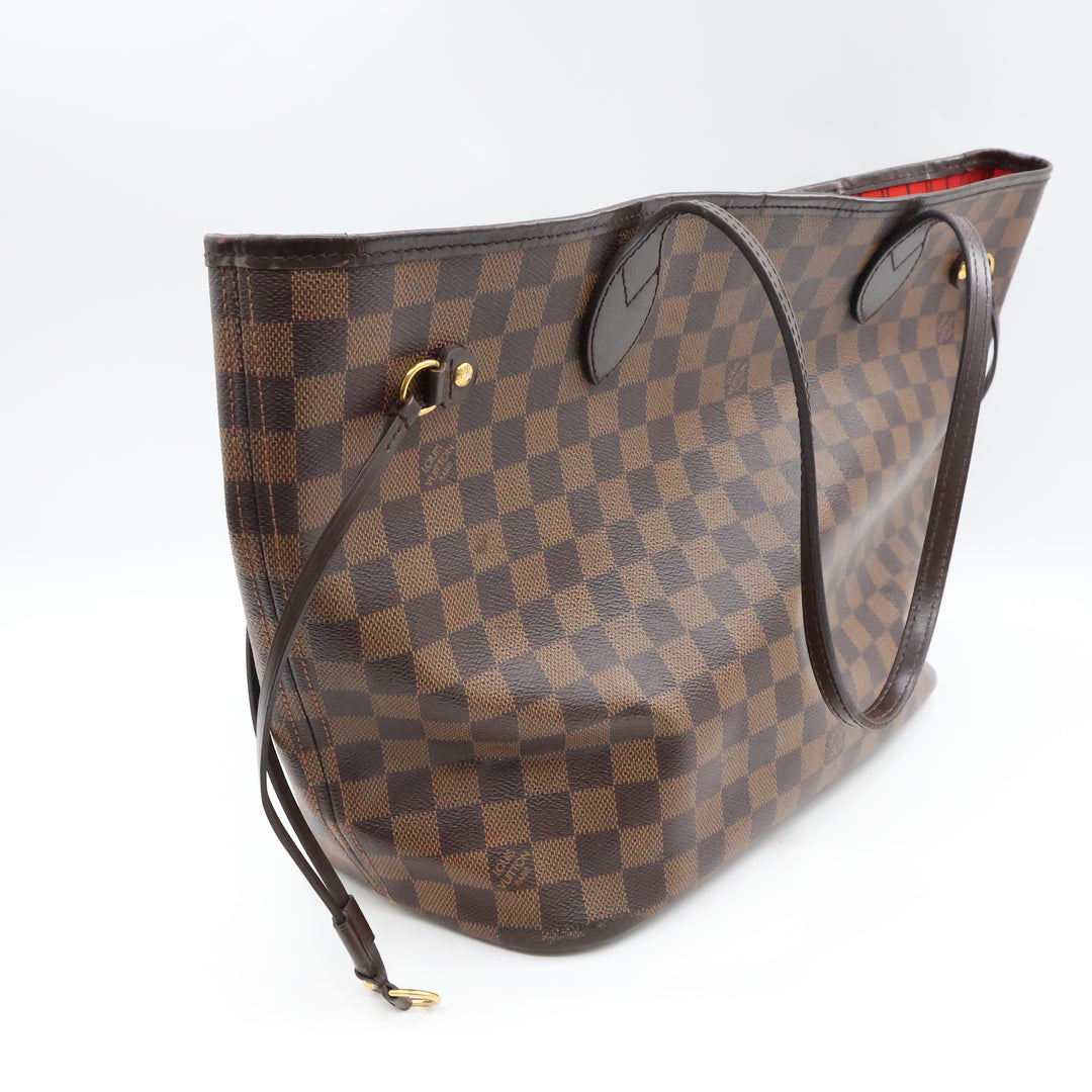 Louis Vuitton Brown Damier Neverfull MM Handbag