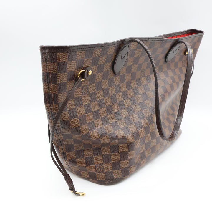 Louis Vuitton Brown Damier Neverfull MM Handbag