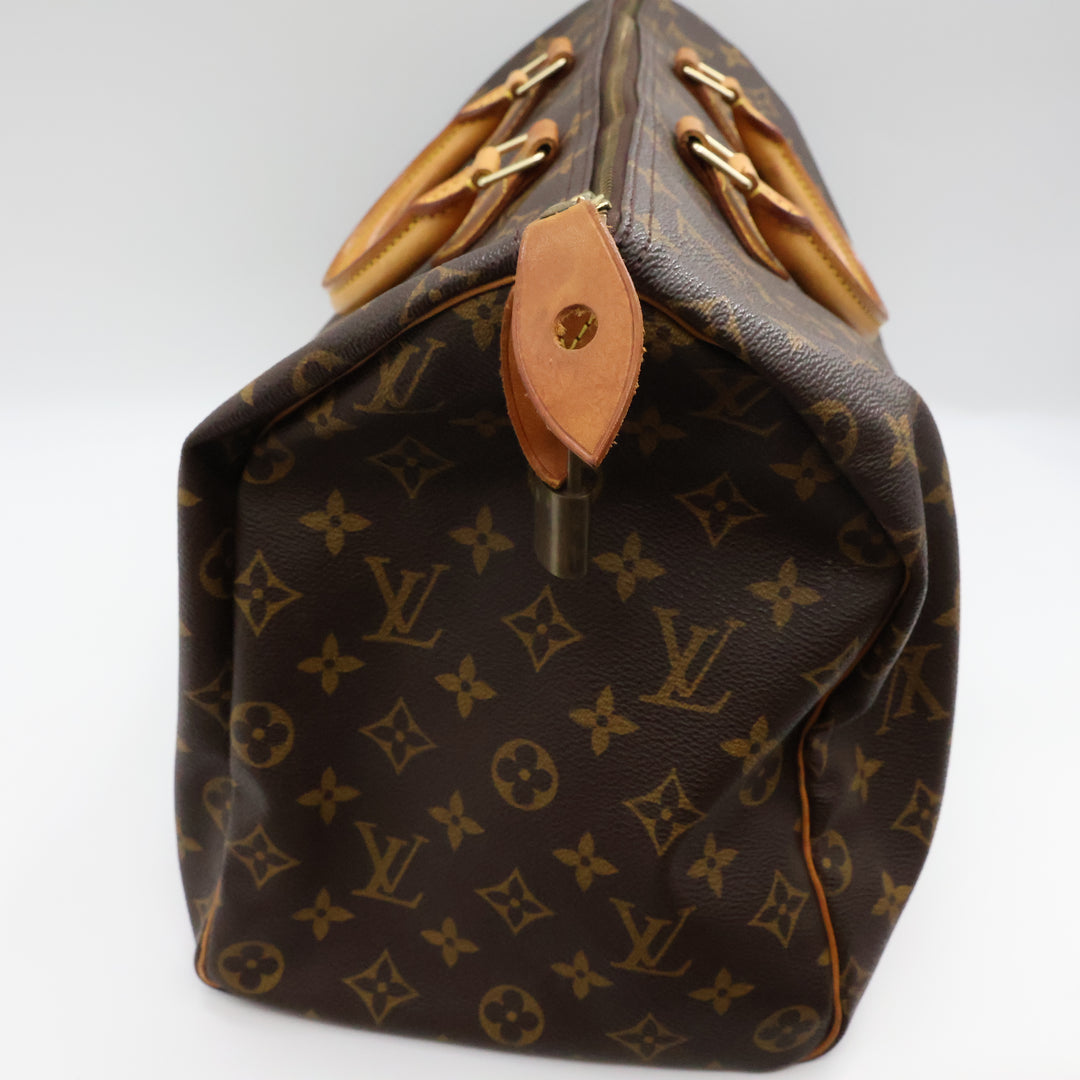 Louis Vuitton Brown Monogram Speedy 40 Handbag