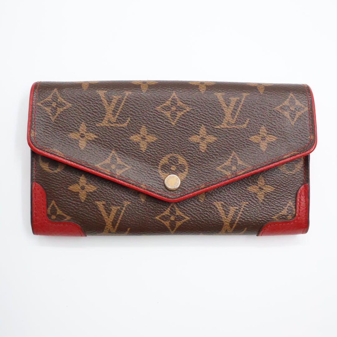 Louis Vuitton Retiro Brown Monogram Femme Wallet