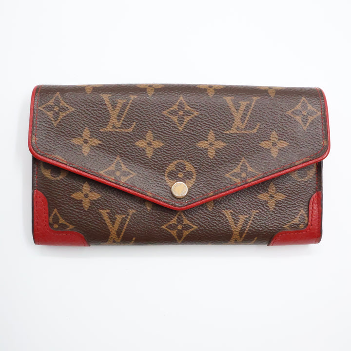 Louis Vuitton Retiro Brown Monogram Femme Wallet