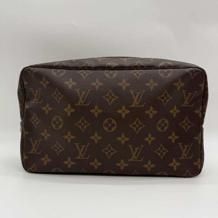 Louis Vuitton True Trousse 28 Brown Monogram Toiletry Pouch