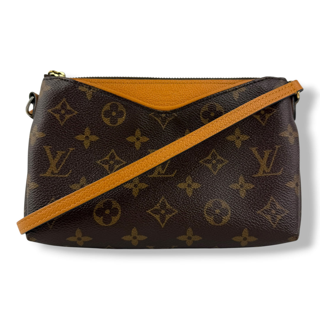 Louis Vuitton Pallas Brown Monogram Handbag