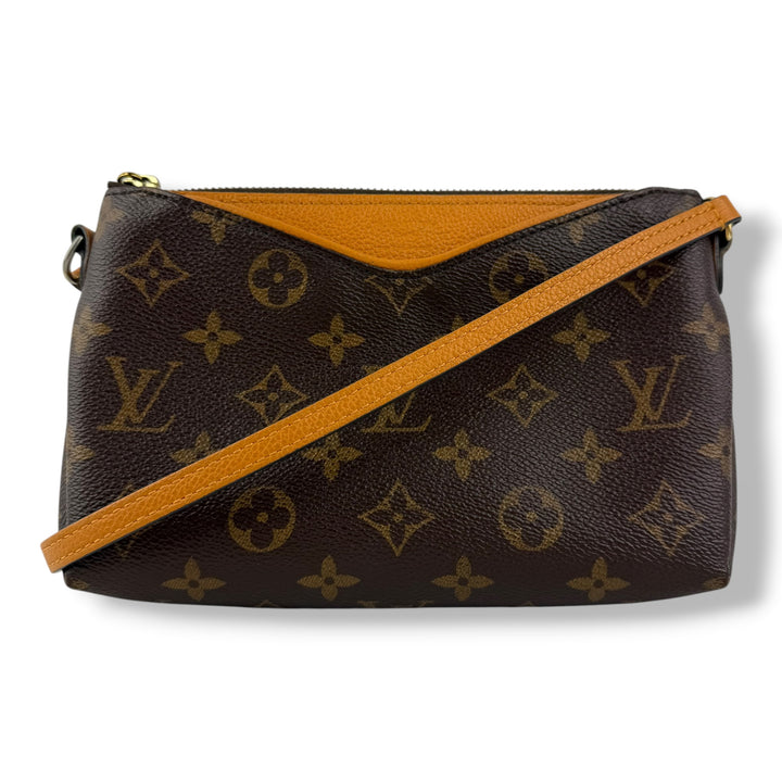 Louis Vuitton Pallas Brown Monogram Handbag