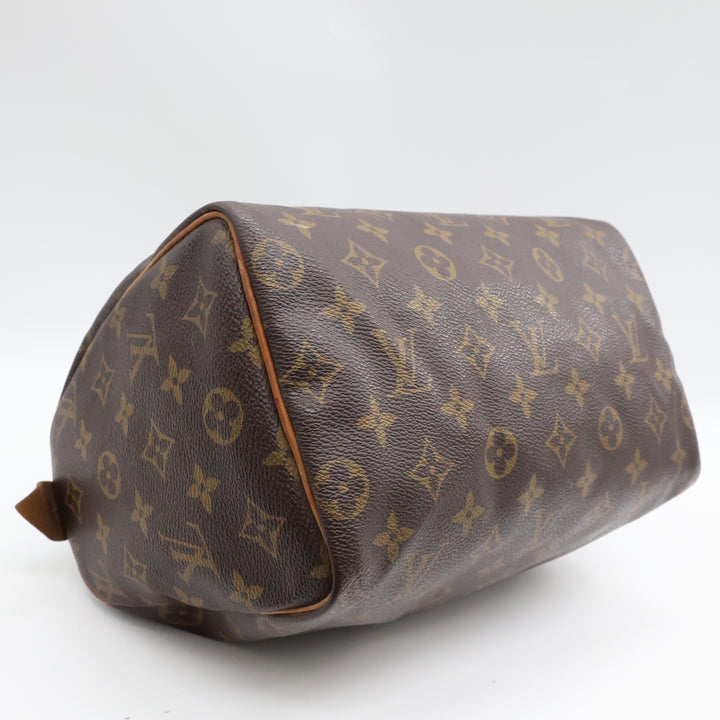 Louis Vuitton Vintage Brown Monogram Speedy 25 Handbag