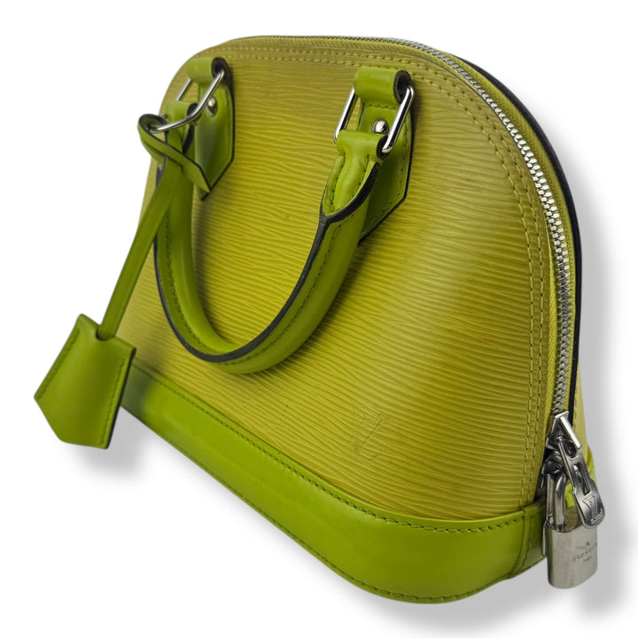 Louis Vuitton Alma BB Epi Leather Neon Handbag