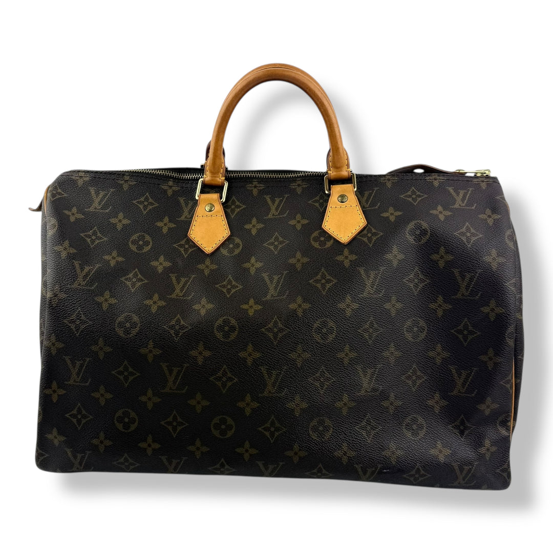 Louis Vuitton Vintage Brown Monogram Speedy 40 Handbag