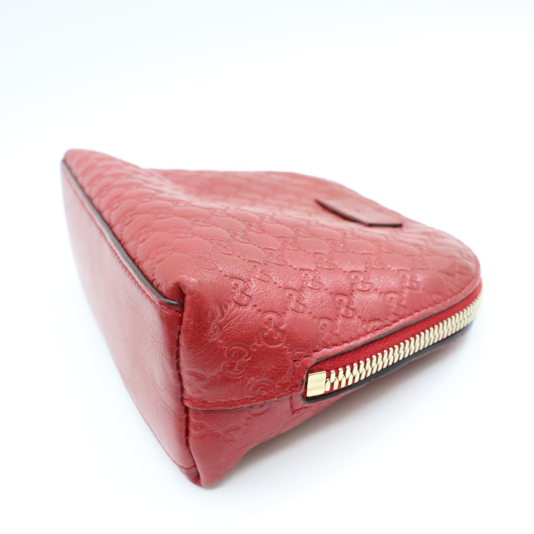 Gucci GG Red Cosmetic Pouch