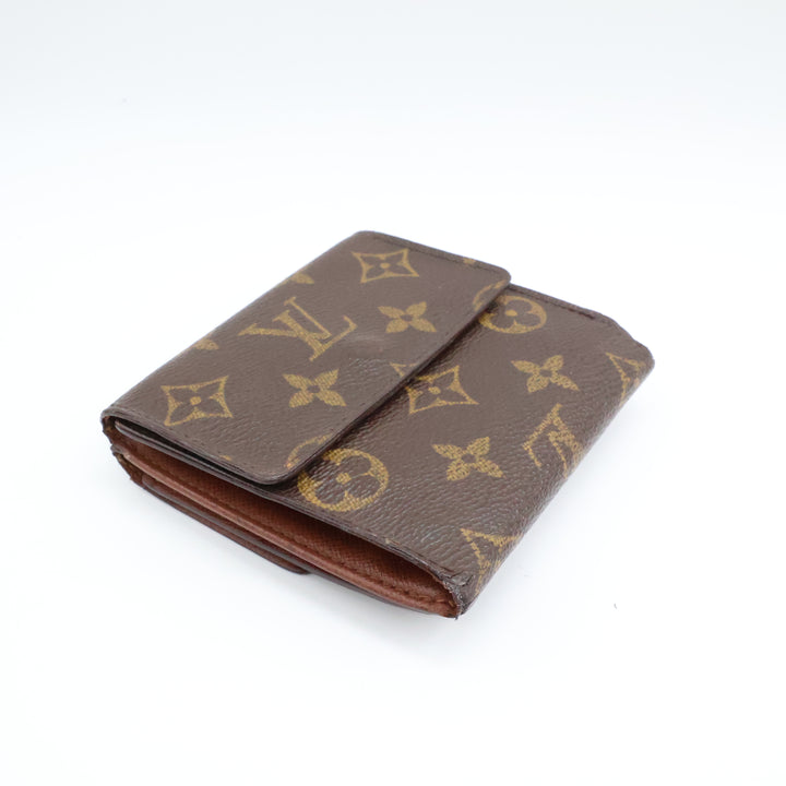 Louis Vuitton Vintage Brown Monogram Compact Bifold Wallet Purse
