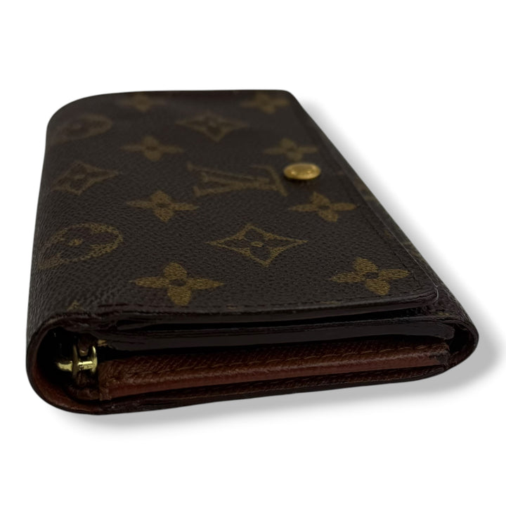 Louis Vuitton Brown Monogram Zippy Clip Purse