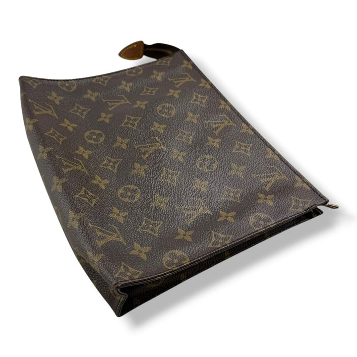 Louis Vuitton Vintage Brown Monogram Toiletry Pouch 26 Bag