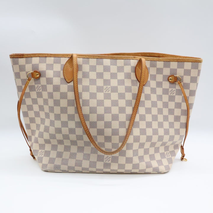 Louis Vuitton Damier Azur Neverfull MM Handbag
