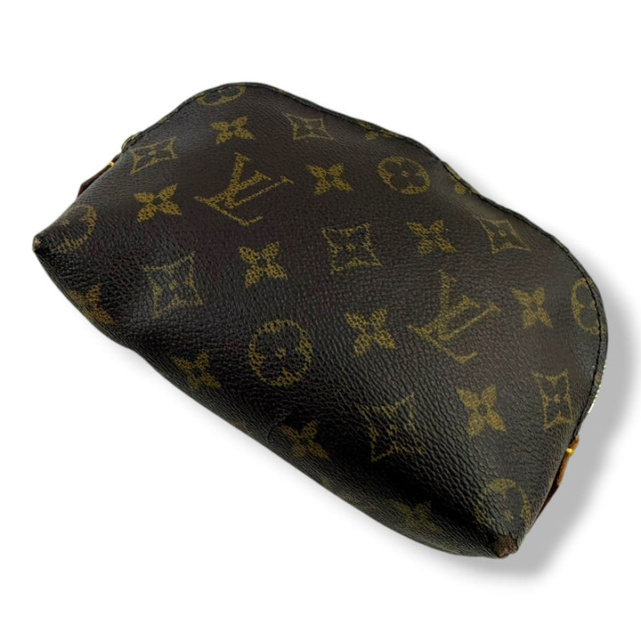 Louis Vuitton Brown Monogram PM Travel Cosmetic Pouch